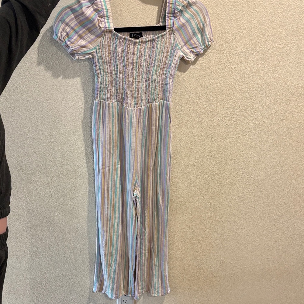 Striped Pastel Jumpsuit